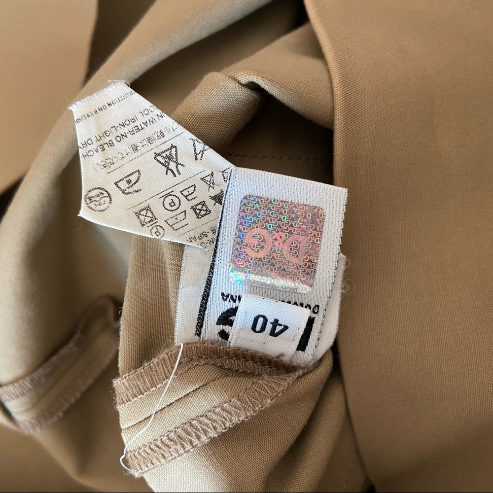 D&G | Midi Sheath Dress in Khaki - Picture 5 of 8